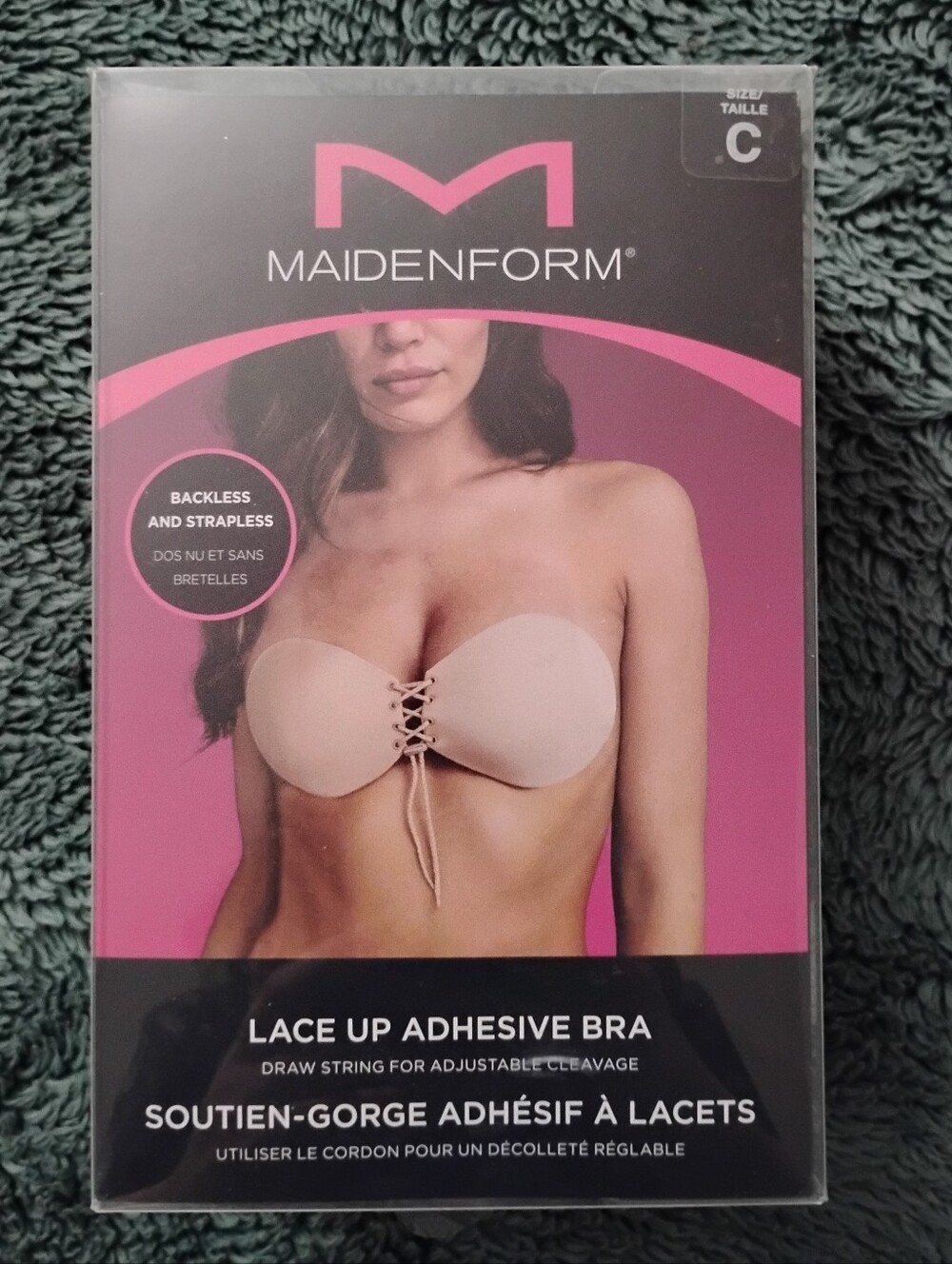 NEW Maidenform Strapless Backless Bra Women's Size C